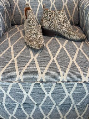 Lucky Brand Leopard-Print Ankle Booties in Neutral Tones